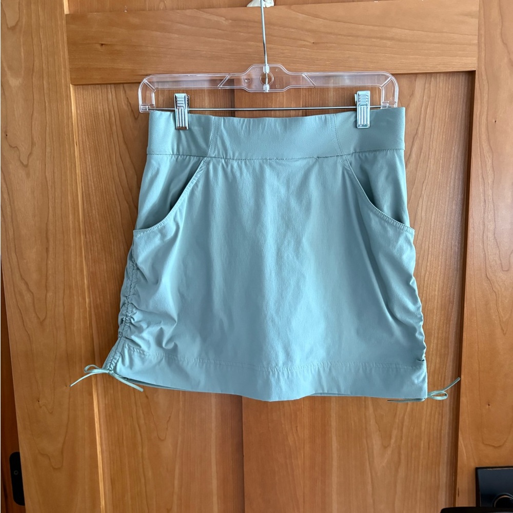 Light Green Columbia Mini Skort with Side Ruching